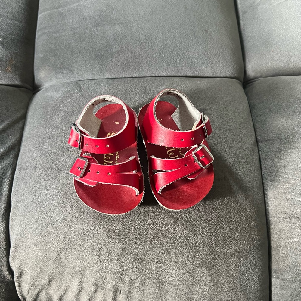 Charming Red Kids Sandals